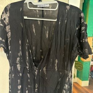 Tiare Hawaii Black and White Dress